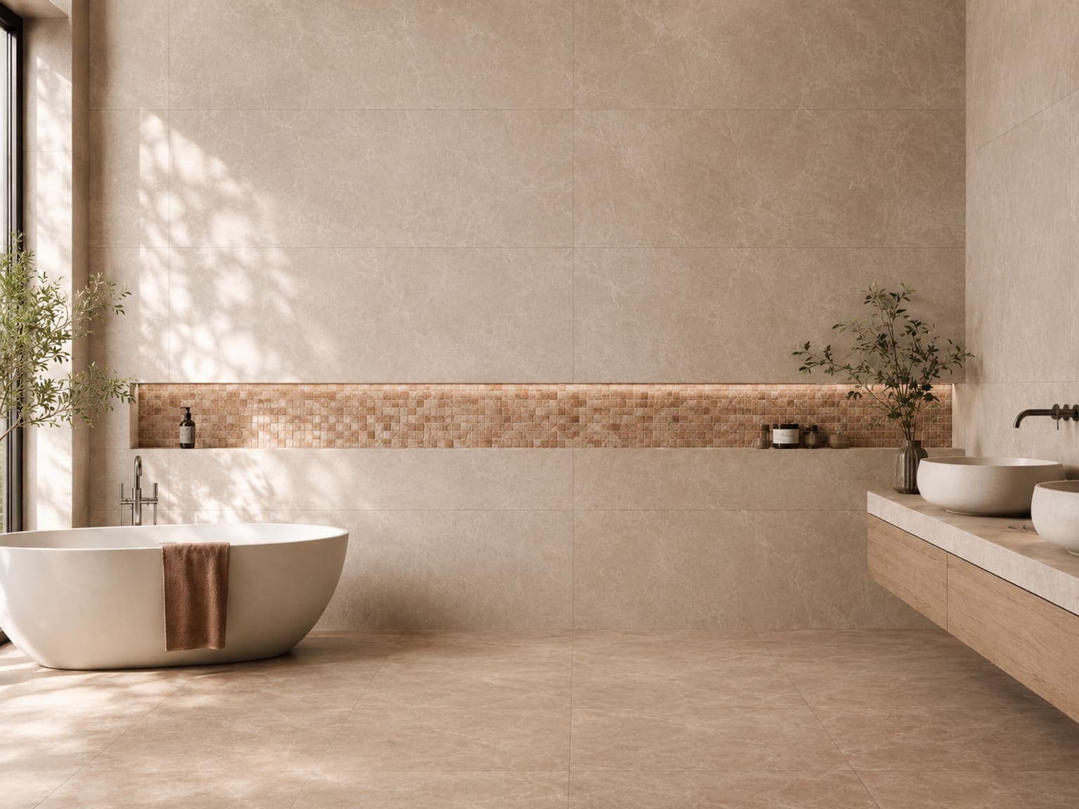 Custom tile installation